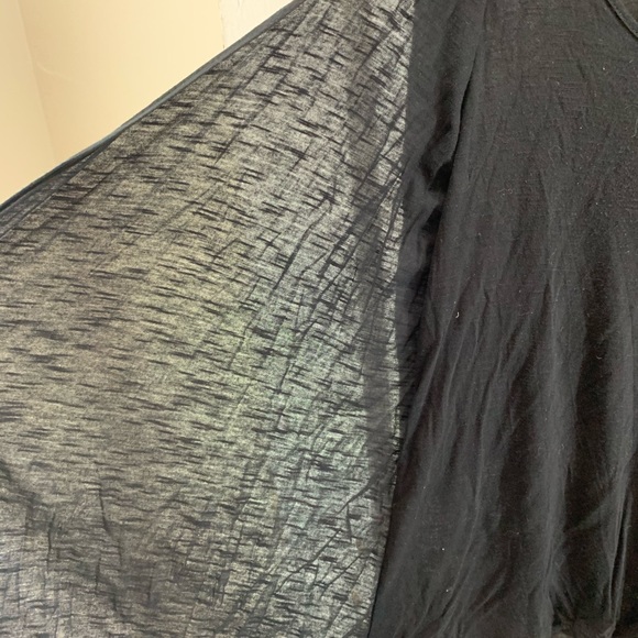 Lilly Lou Black Top with Built In Jacket - Picture 3 of 4